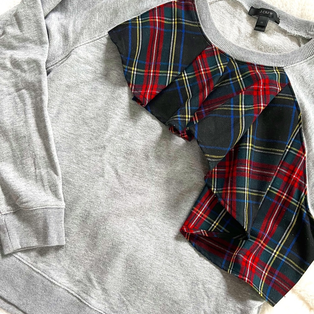 J. Crew Ruffle Sweatshirt